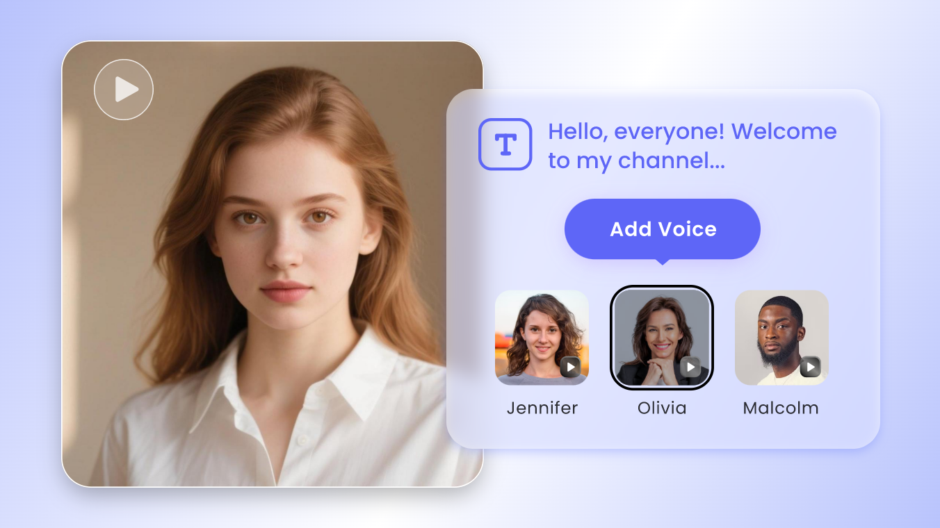 Erstellen Sie ein digitales KI Avatar Video mit Clipfly mit weiblichem Avatar
