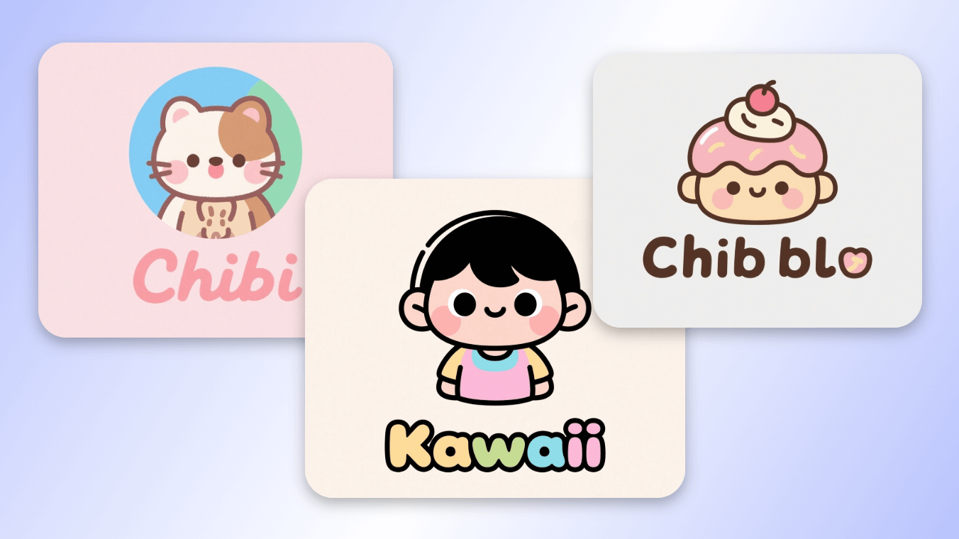 Make adorable chibi logo for brand via clipfly chibi maker online free