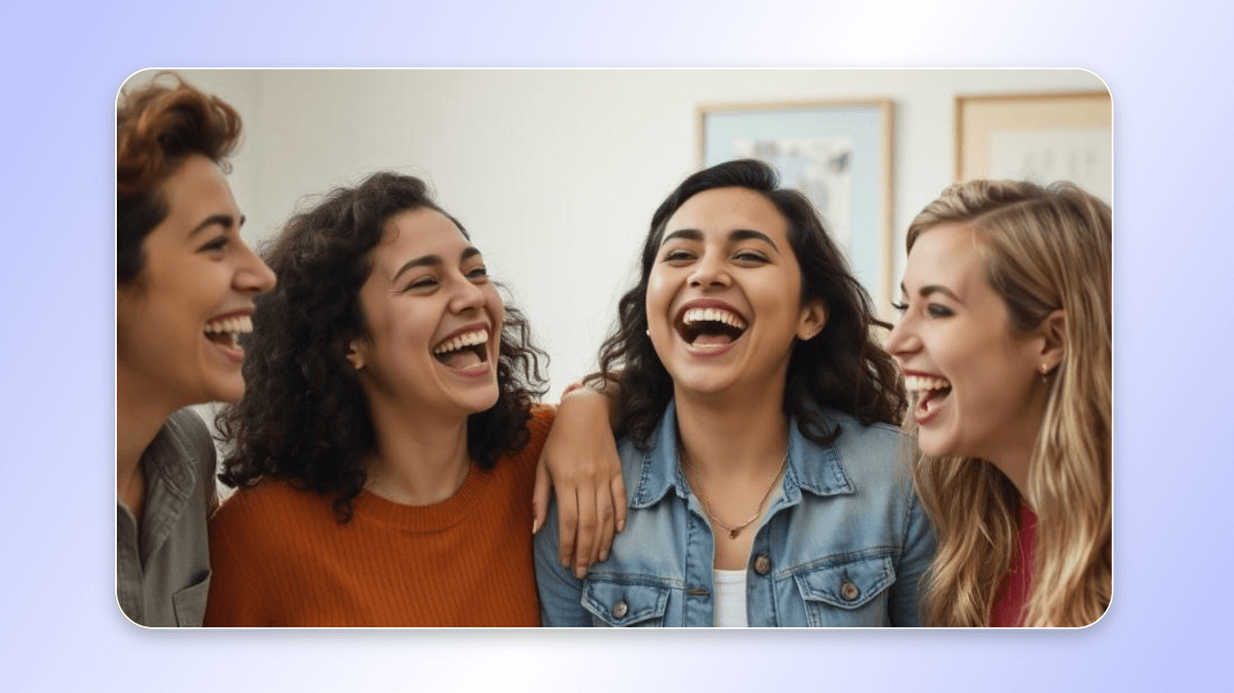 Make ai effect video for group families and friends