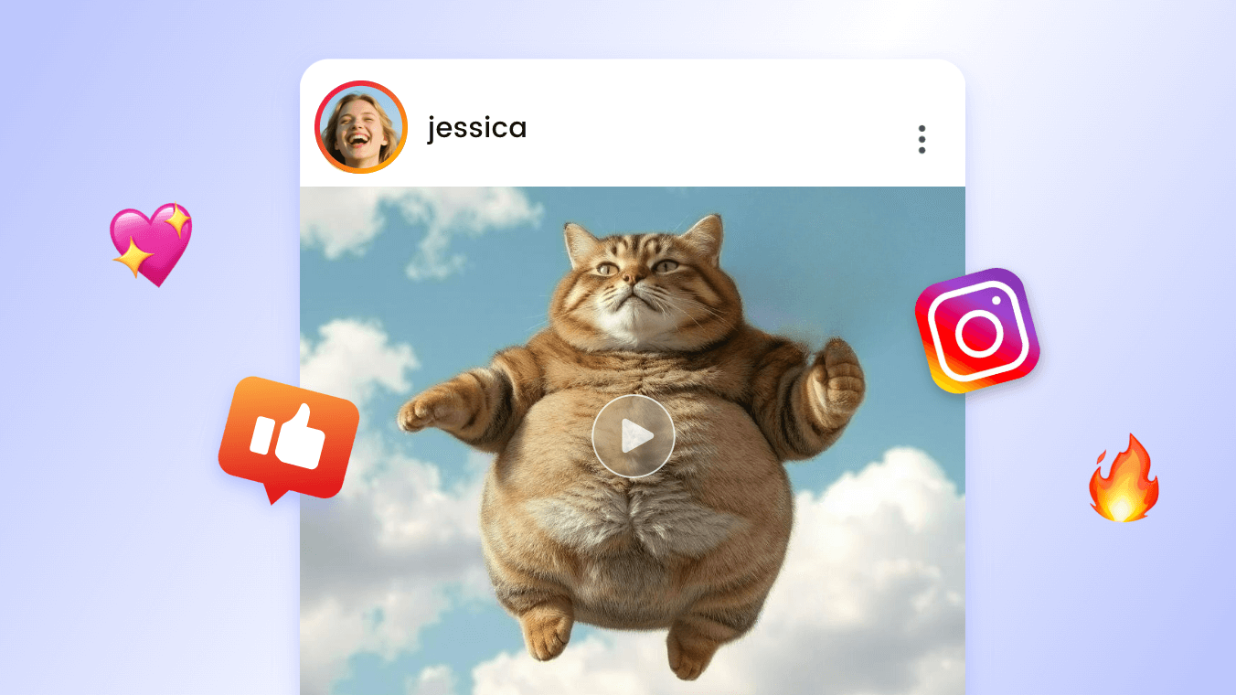 Make cat bolloon deflate effect for ins