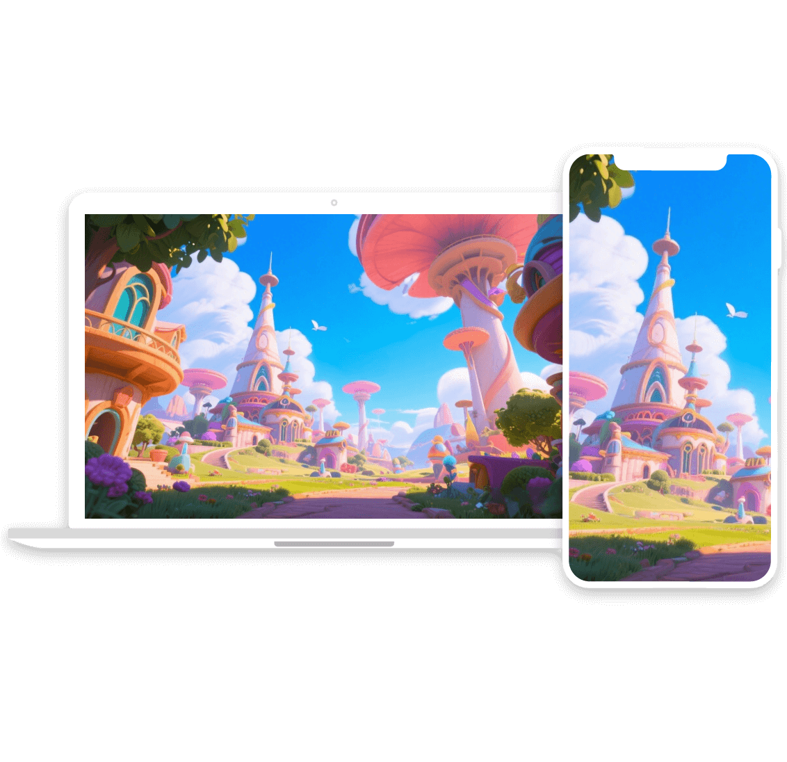 Make disney wallpaper for your phone and computer