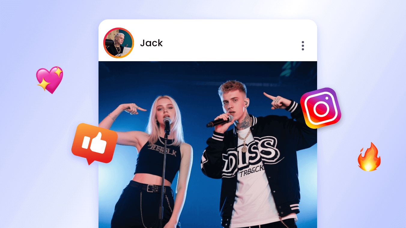Make diss tracks to go viral on different social media