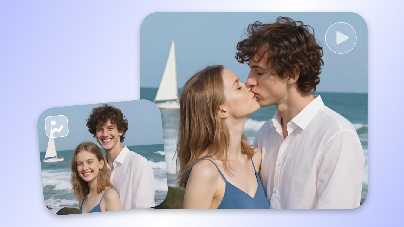 Make memorable kissing videos for couple