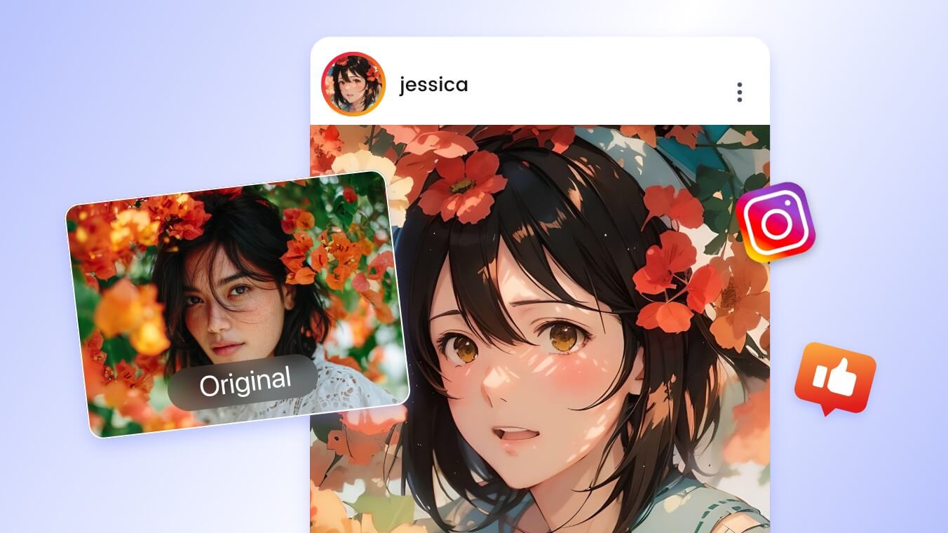 Make your image stunning by converting your image to anime style