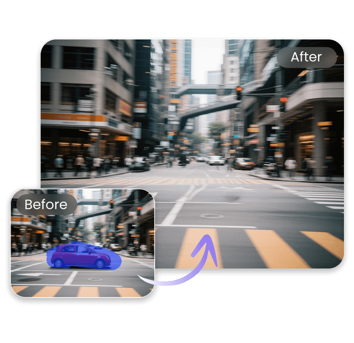 Perfect background rebuild after removal