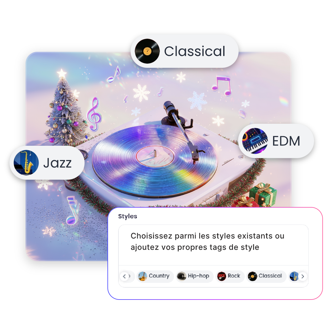 Personnaliser le style musical