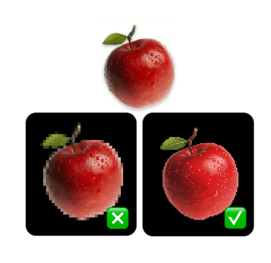 ピクセルアートとはドット絵違い比較