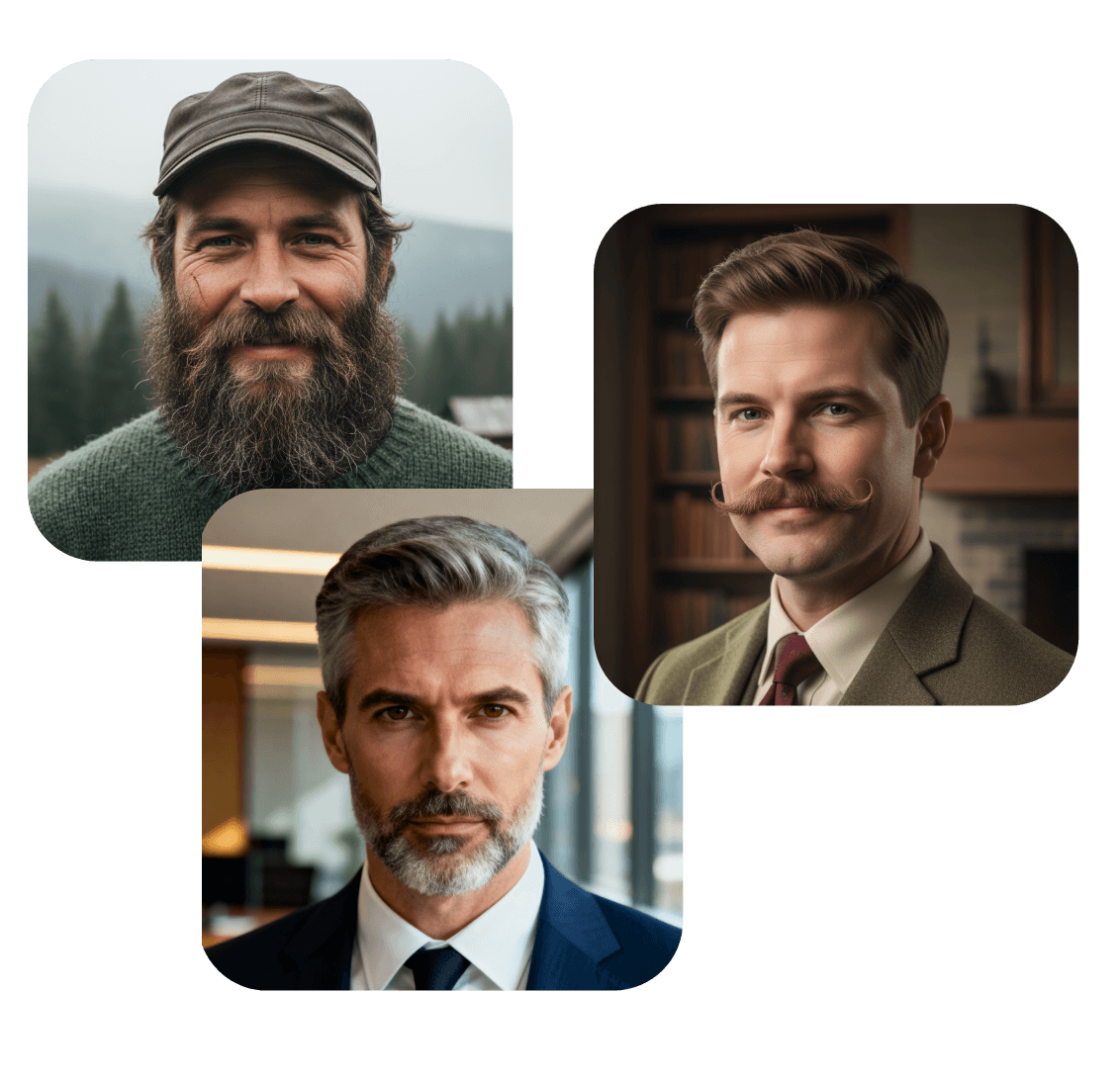 Remove different types of beards from photos using clipfly beardless filter