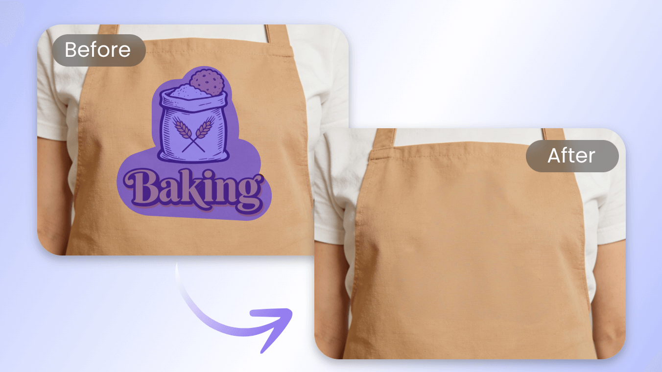 Remove logo from photo