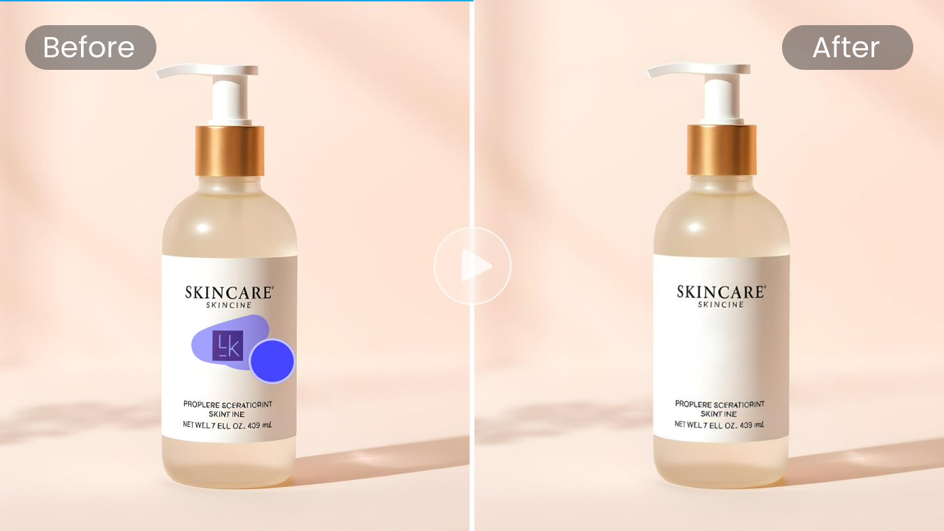Remove video wateramark logo for branded product