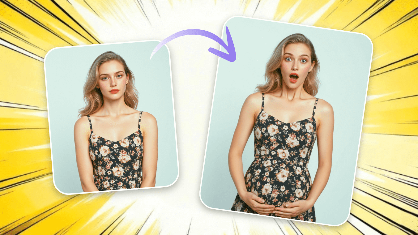 Social media fun and prank photos