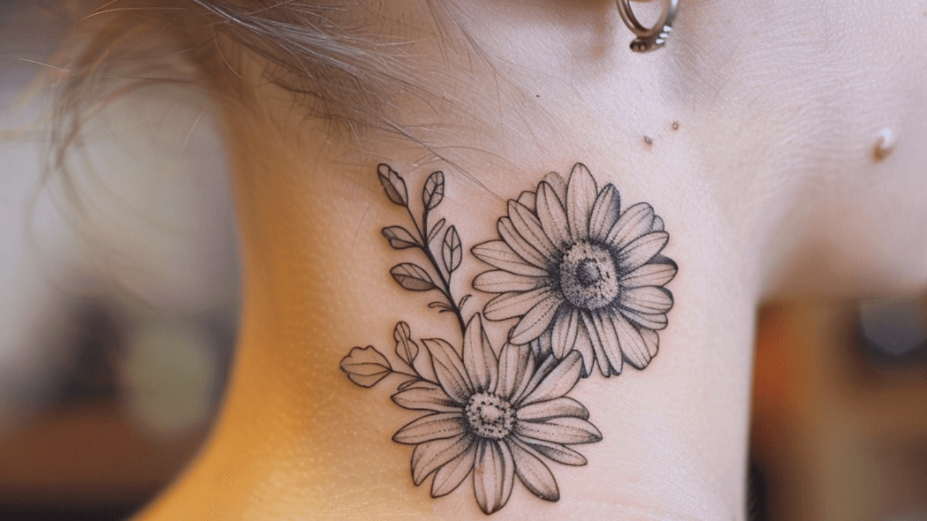 Tatuagem no pescoço