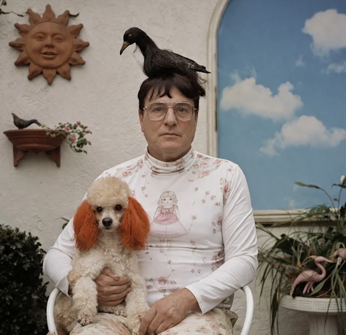 The surreal style photo of a mam in pajamas generated with gpt image 2 on clipfly