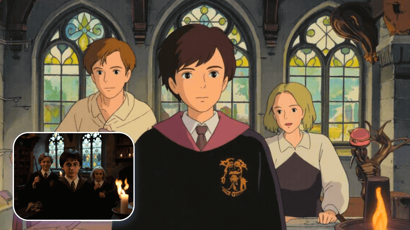 Aus einem Foto im Harry Potter ein Ghibli-Bild erstellen