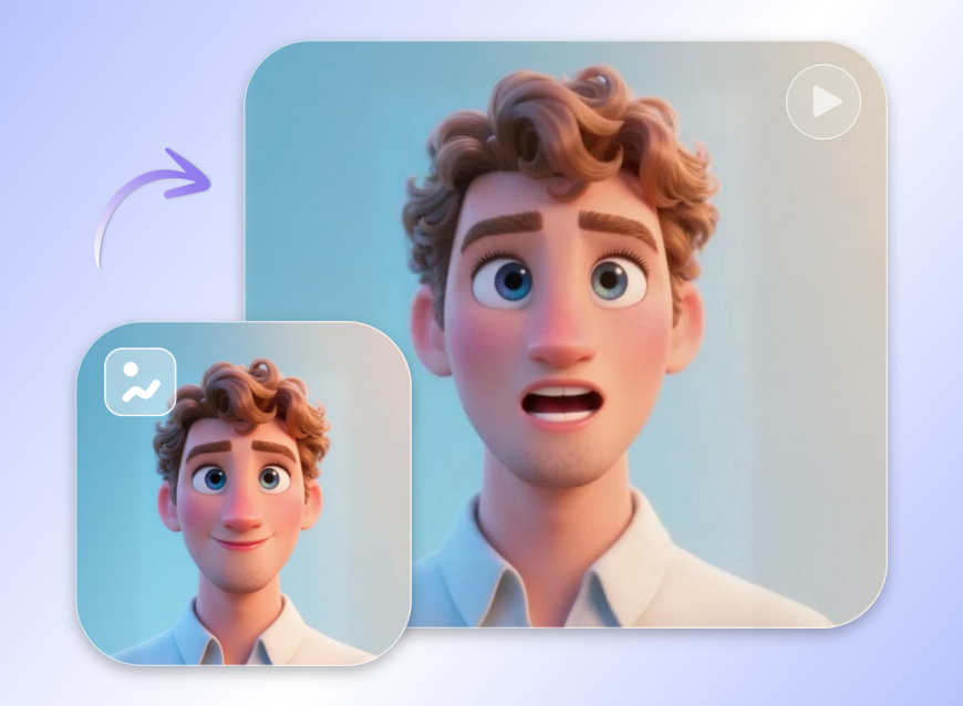 Turn a photo of a cartoon boy into a talking avatar