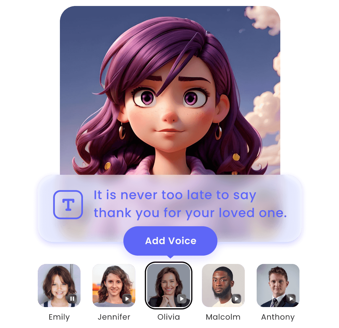 Turn an ai generated anime girl character into a talking avatar