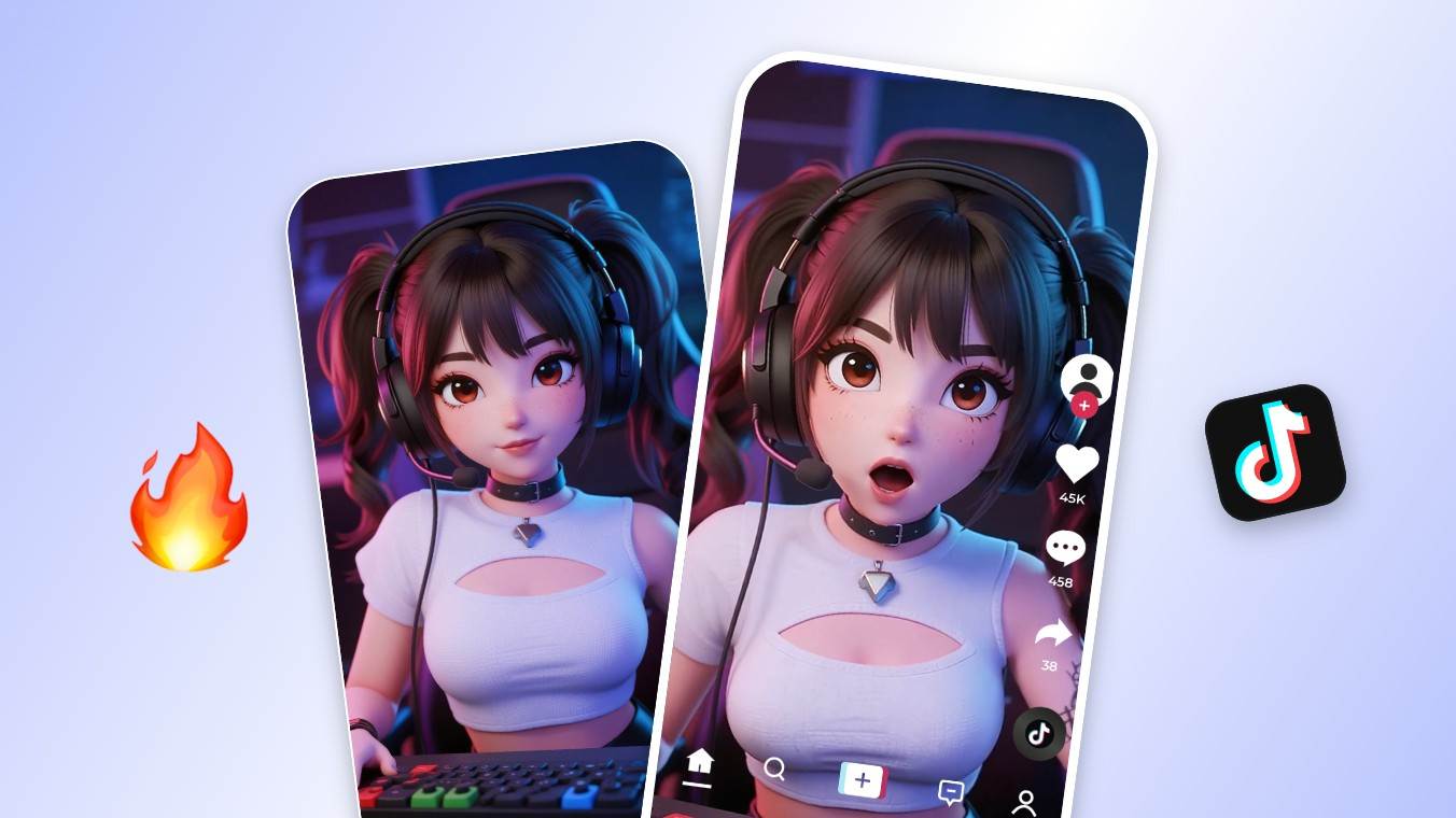 une influenceuse IA de jeux vidéo au style anime gagne une grande popularité sur Tik Tok