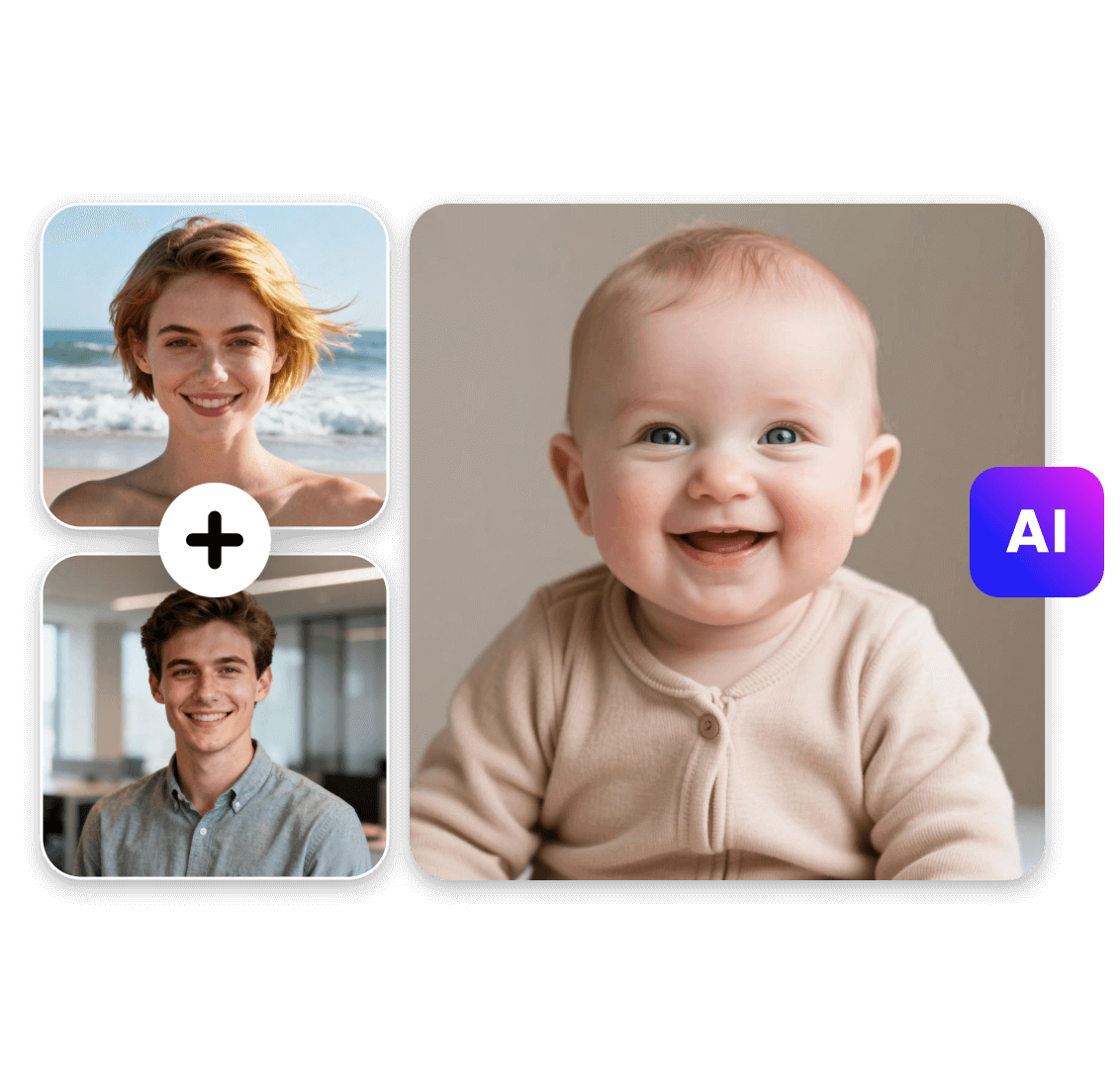 Générer le visage de votre futur bébé en un clic