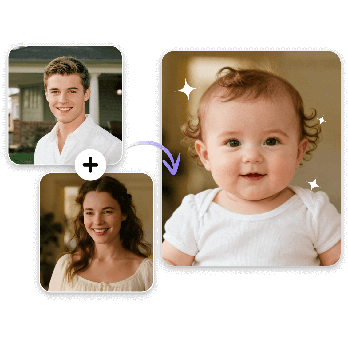 Prédiction réaliste du visage de votre futur bébé