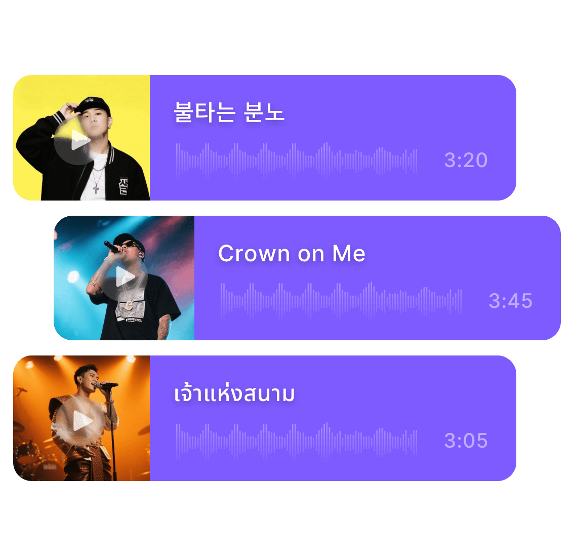 Verwenden Sie KI, um mehrsprachige Rap-Musik zu generieren