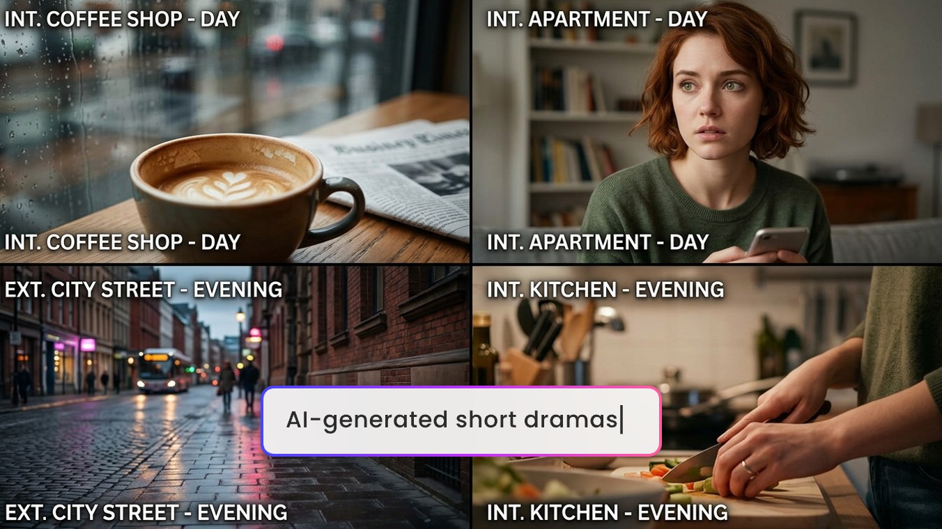 Use clipfly ai drama generator to turn on basic idea into drama