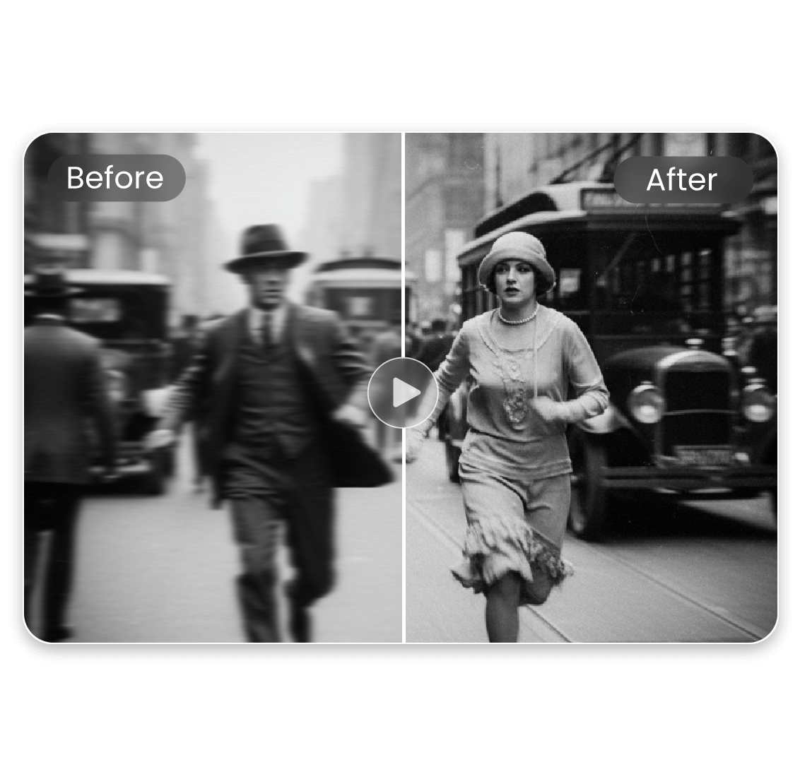 Use clipfly ai video frame interpolation to reduce jitter and uneven motion for old video