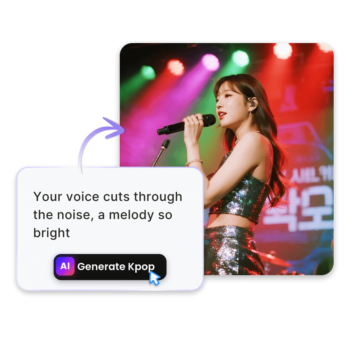 Use clipfly kpop song generator to compose complete kpop songs