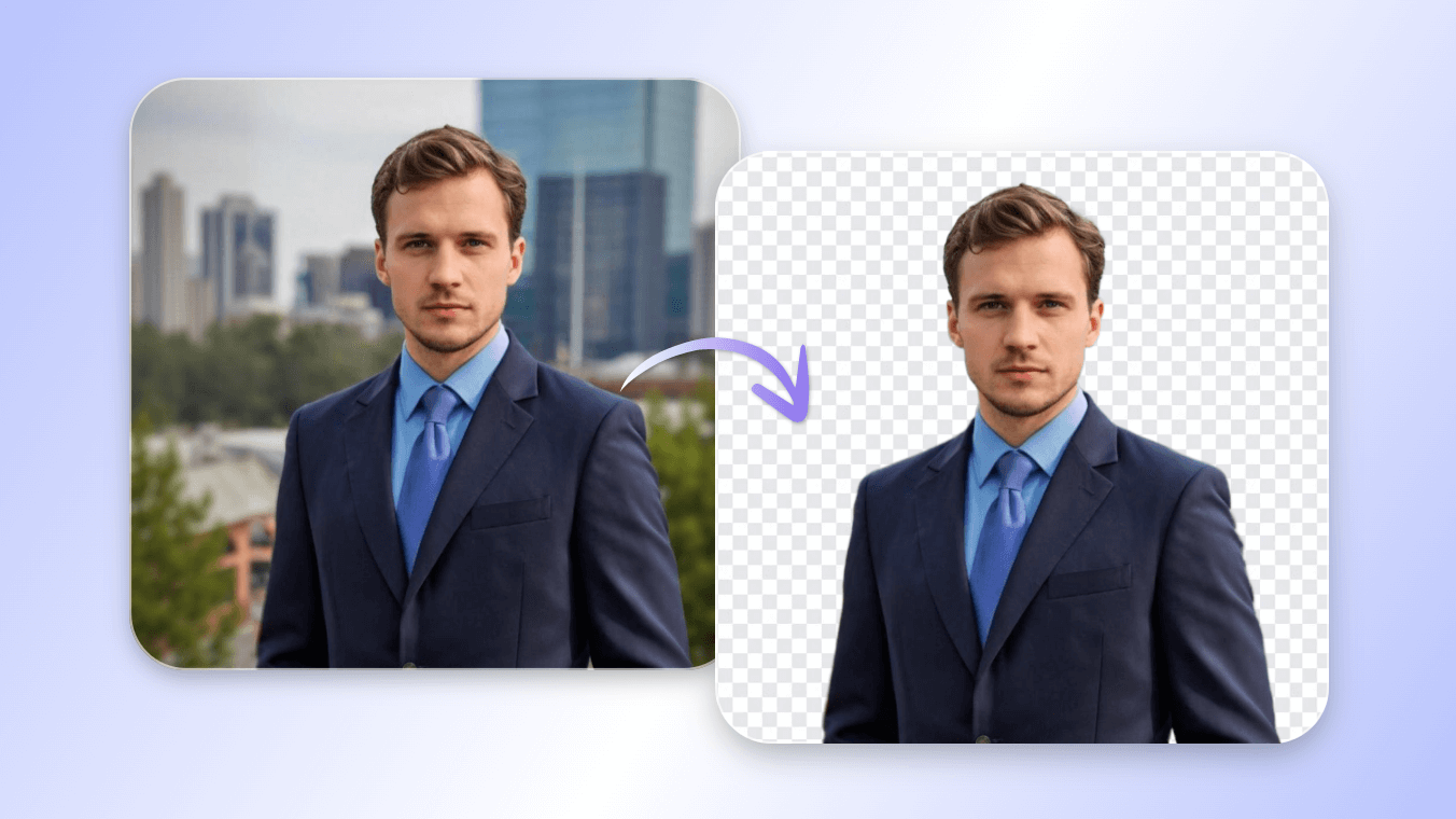 Use transparent backgrounds in resume or portfolio design