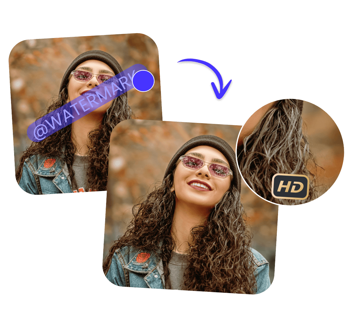 Video stays high quality after the watermark removal process