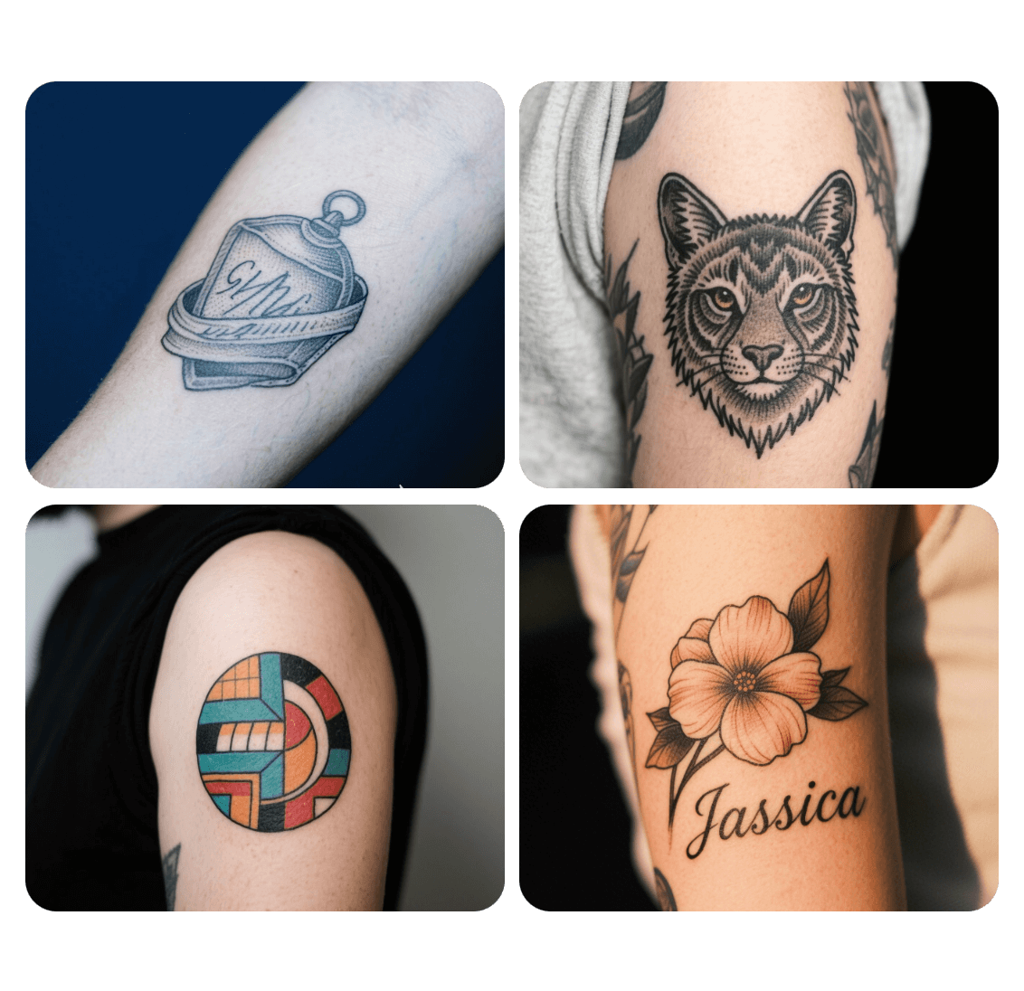 Visualize sua arte de tatuagem a partir de texto no clipfly