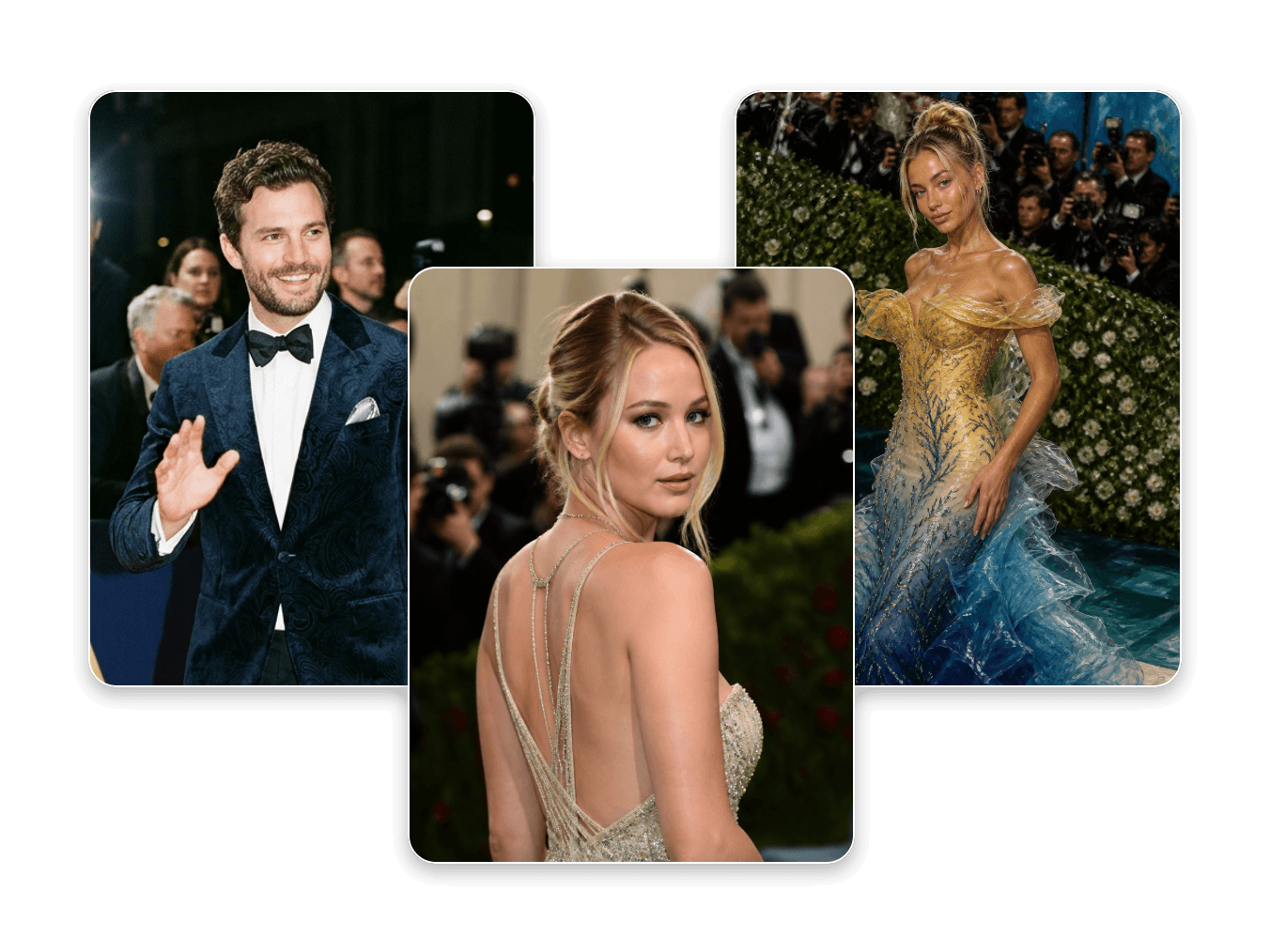 A banner image about using clipfly met gala ai to generate different red carpet looks