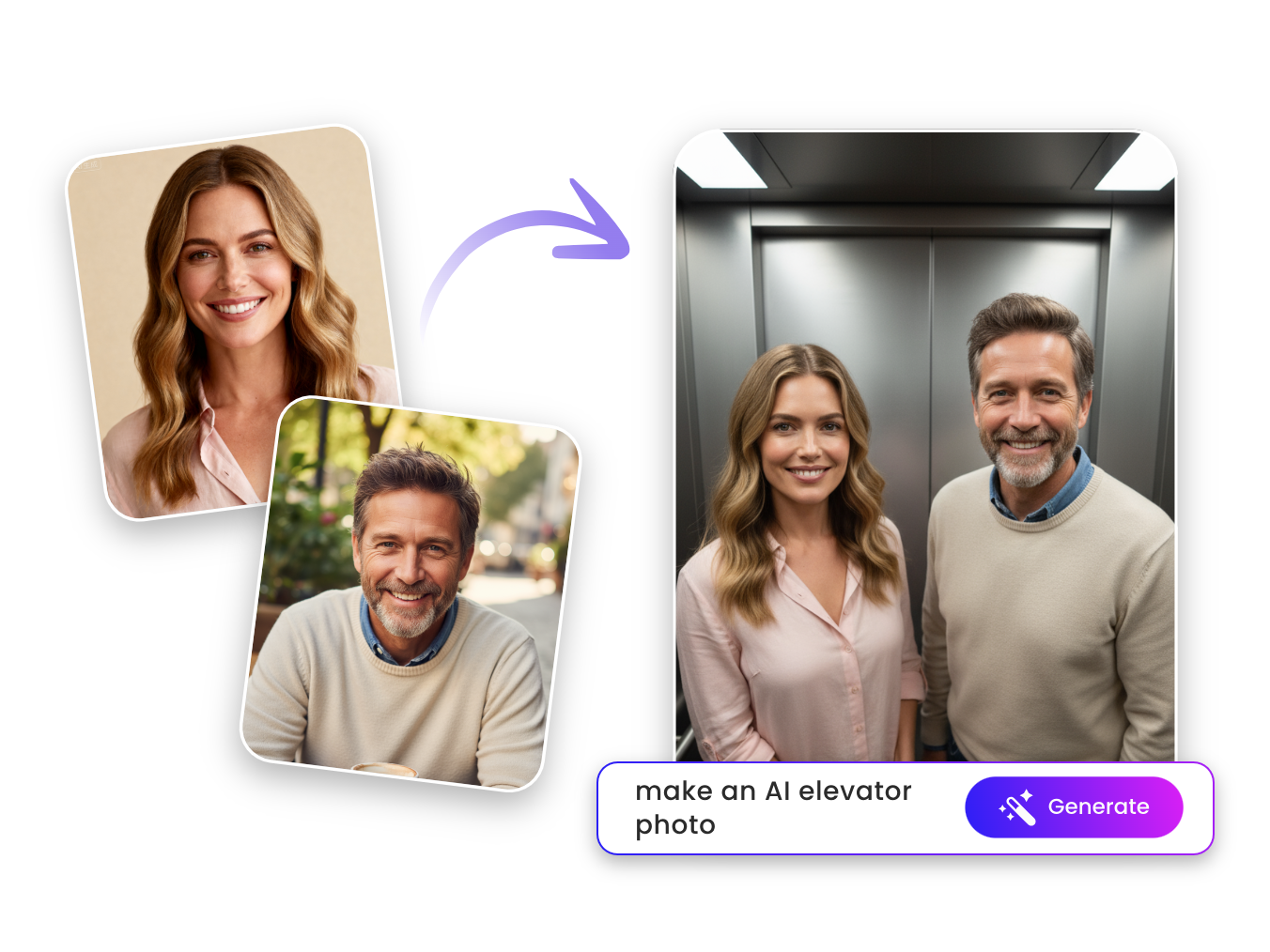 Banner for Clipfly free ai elevator photo generator
