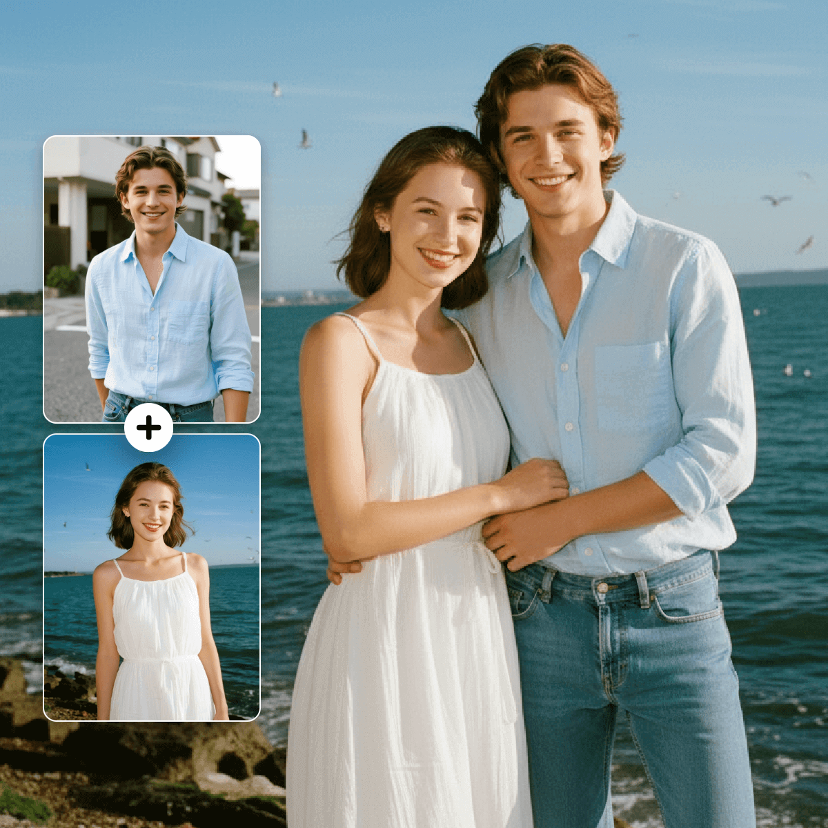 Banner for clipfly free online AI couple photo maker