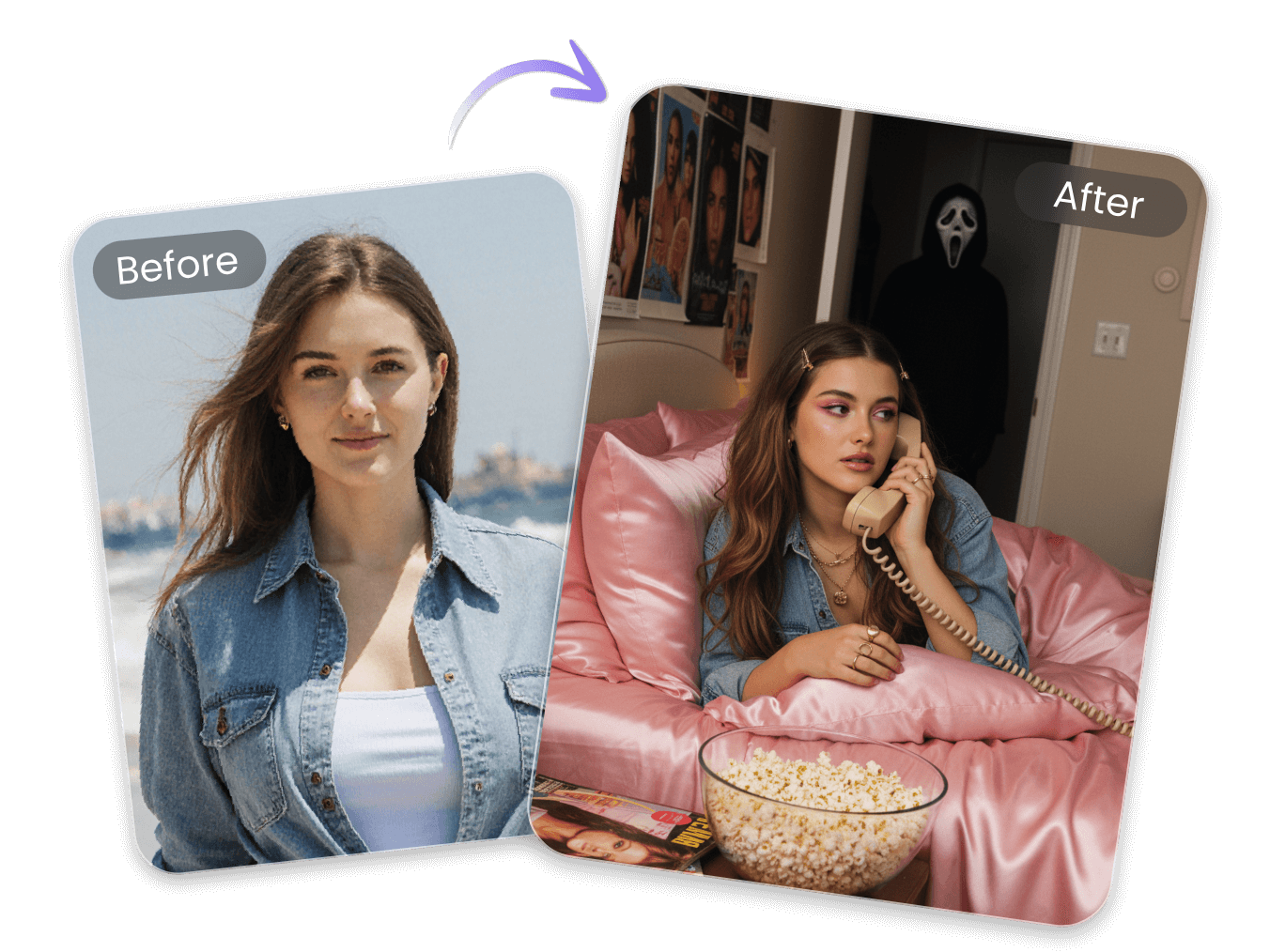 Banner for clipfly gemini ghostface generator feature page