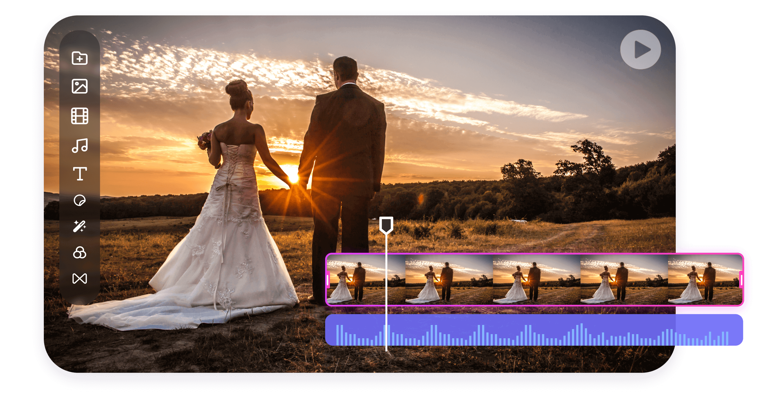 Wedding invitation video maker online clipfly