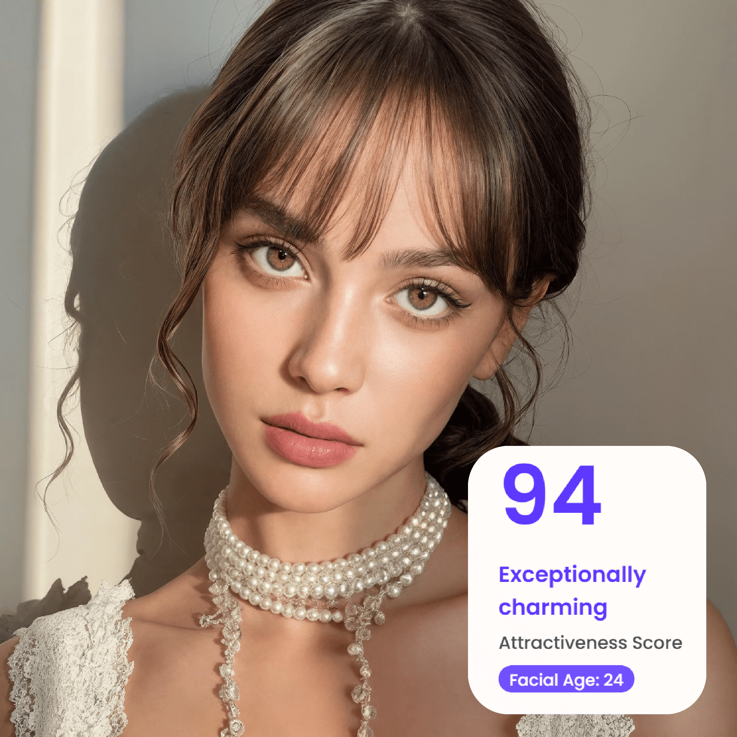 Clipfly KI-Schönheitstest analysiert kostenlos dein Gesicht online