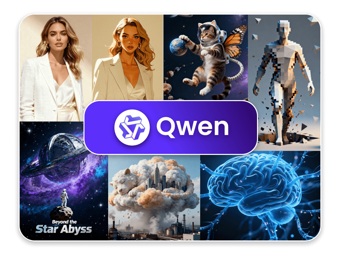 The main features of Qwen AI model on Clipfly