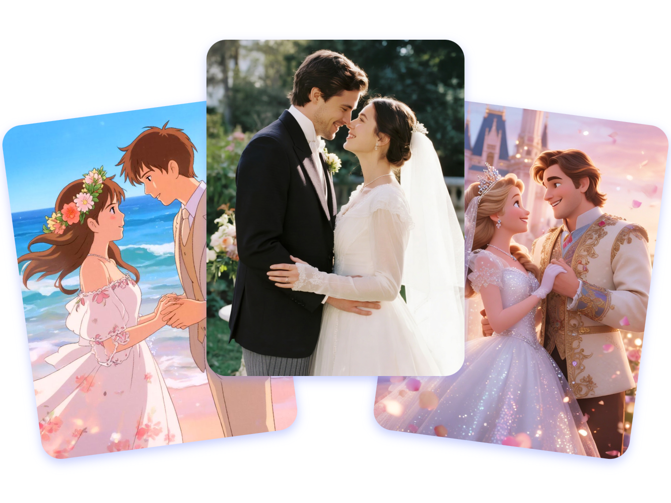 Use Clipfly ai couple photo maker to create aritistic images